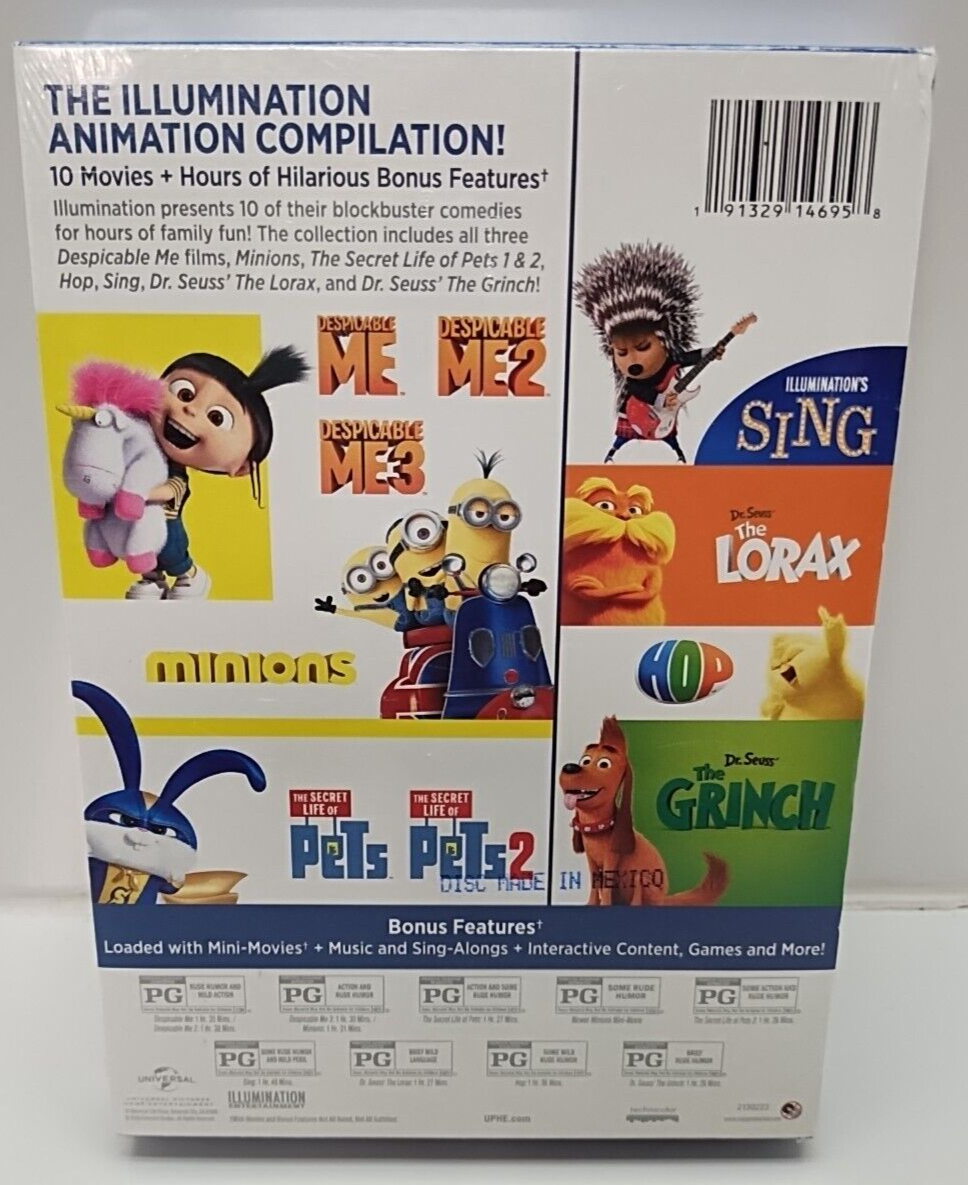 Illumination Presents: 10-Movie Collection (DVD) 191329146958| eBay