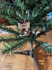 Kurt Adler Snowman Christmas Tree Name Ornament Janet