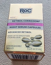 RoC Retinol Correction Line Smoothing Night Serum Capsules 10 count