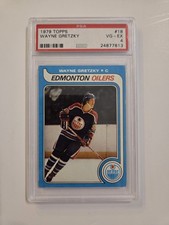 Wayne Gretzky 1979 Topps Rookie #18 PSA 4 Hockey Card Edmonton Oilers Legend. rookie card picture