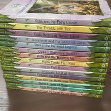 Pixie Hollow Disney Fairies Lot Of 15 books Vidia Prilla Fawn Iridessa Myka +
