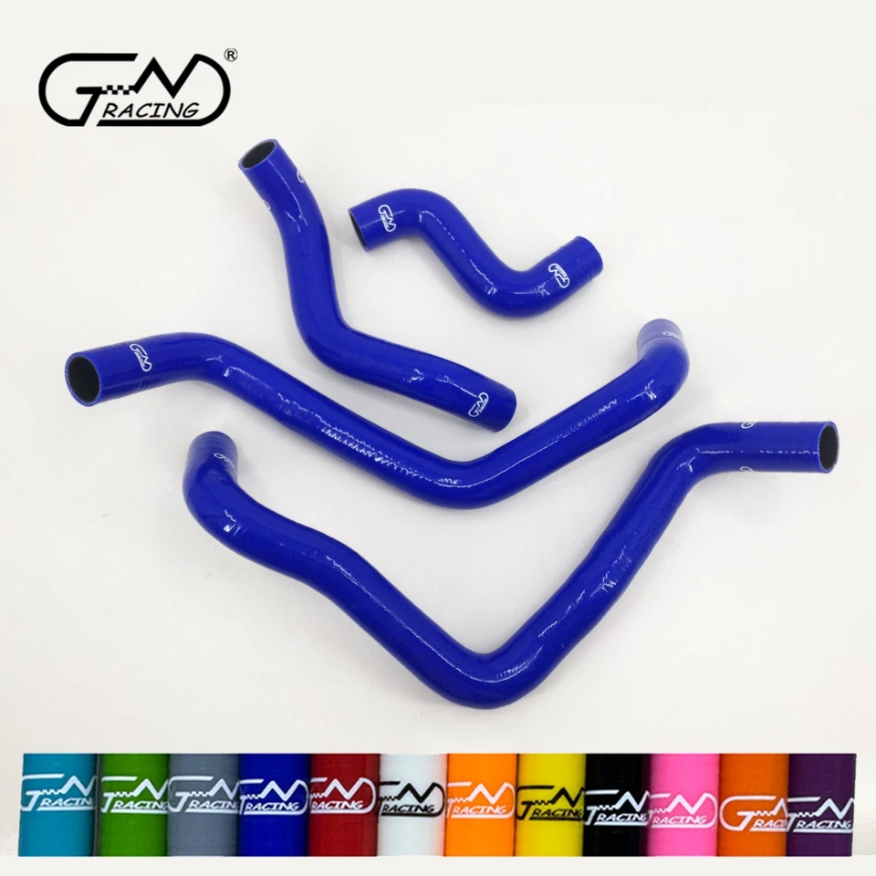 Silicone Radiator Coolant Hoses Kit Fit 1972-1983 Fiat Bertone X 1/9 X1/9 Black — 第 3/4 张图片