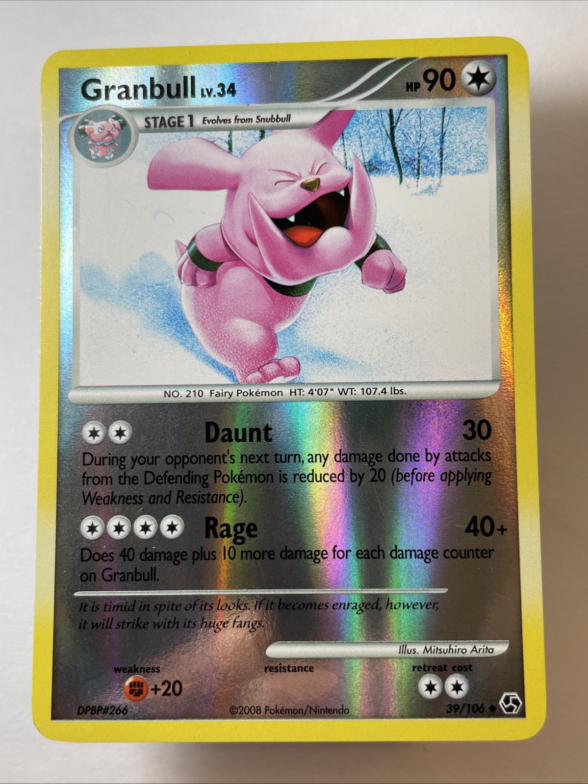 Granbull 39/106 - Great Encounters Reverse Holo (NM+)