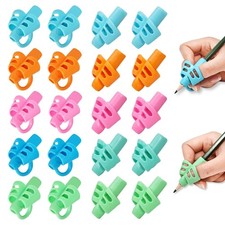 20 Pcs Pencil Grips for Kids Handwriting Pencil Holders Grippers for Kids, Writi