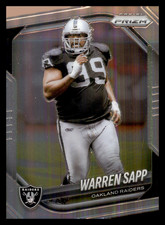 2025 Panini Prizm Football Warren Sapp Base #212 Oakland Raiders