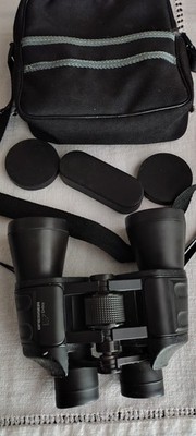 Fernglas DDR Bresser Cobra schwarz mit Tasche