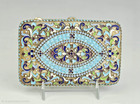 19C Russian Gilt Silver Enamel Cigarette Case
