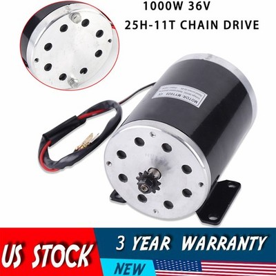 36V 1000W Brush Motor for Electric Scooter Quad Razor E-Bike Go-Kart MY1020
