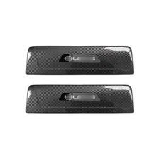 Seat Anti-Kick Panel Trim Cover For Lexus NX200t 300h 15-21 Steel Carbon Fiber