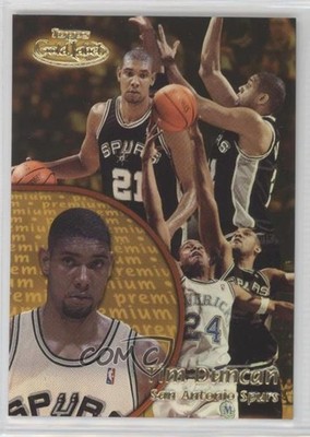 2000-01 Topps Gold Label Premium 898/1000 Tim Duncan #10 HOF 0t1