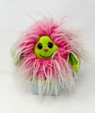TY MONSTAZ Beanie FRIZZY the Pink Green Fluffy Monster 5" Plush Stuffed Toy 