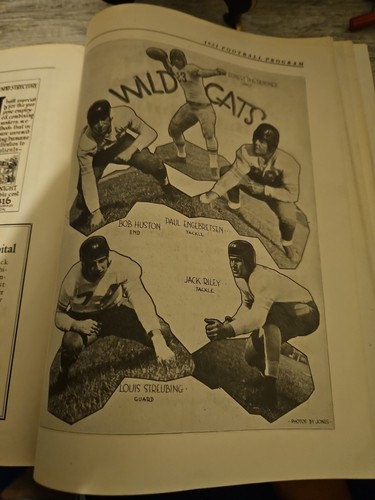 vintage 1931 NCAA NEBRASKA CORNHUSKERS vs NORTHWESTERN WILDCATS FOOTBALL PROGRAM - Picture 6 of 11