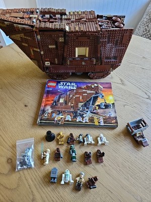 LEGO Star Wars Ucs Sandcrawler 75059 99% Complete Good Condition All Figures