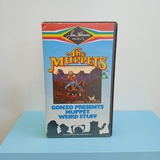 Jim Henson The Muppets Gonzo Presents Muppet Weird Stuff Vintage VHS Tape 1985