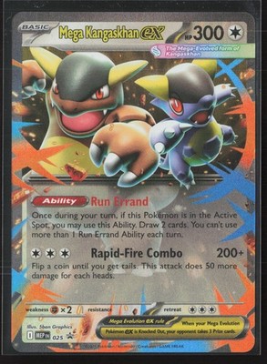 Mega Kangaskhan ex - 025 025 Holo Promo ME: Mega Evolution Promo Pokemon NM