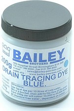 Image of Bailey 1992 Blue Drain Tracing Dye 200g