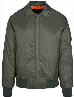 Herren Jacke Collar Bomber Jacket | Build Your Brand | BY157
