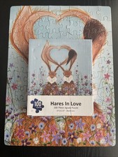 Hares In Love 100 Piece Jigsaw 100% Complete Easter