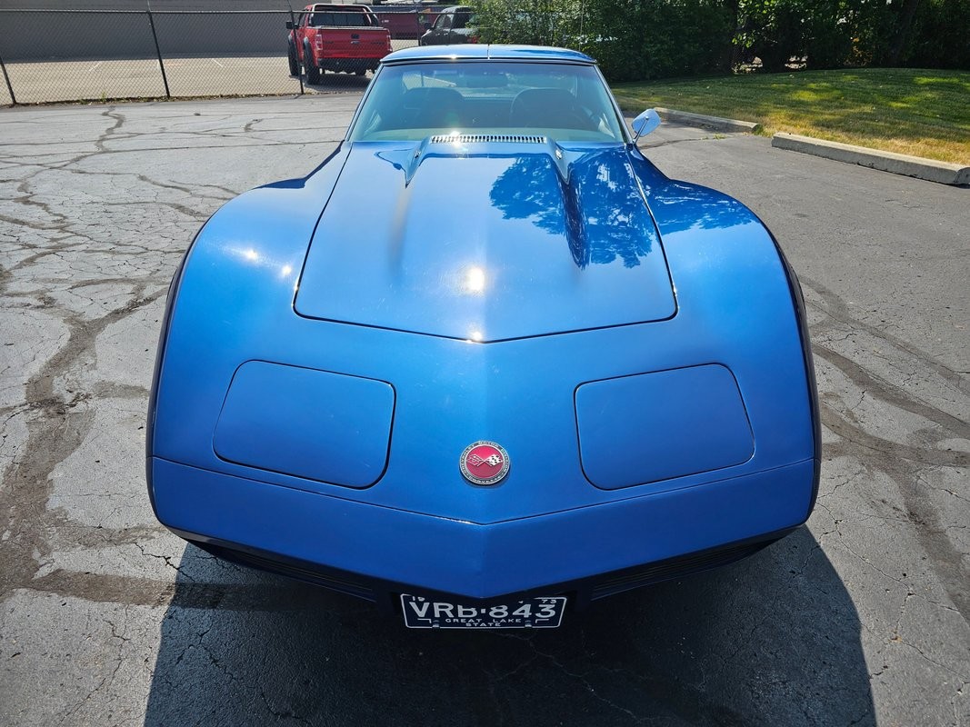 1973 Dark Blue Metallic Chevrolet Corvette   | C3 Corvette Photo 2