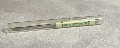 Quaker State Your Car Keep It Running Young Oil Flat Head Pocket Screwdriver Vtg
