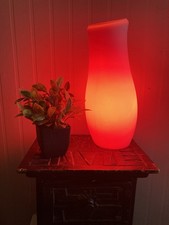 Vintage Red Glow IKEA Table Lamp