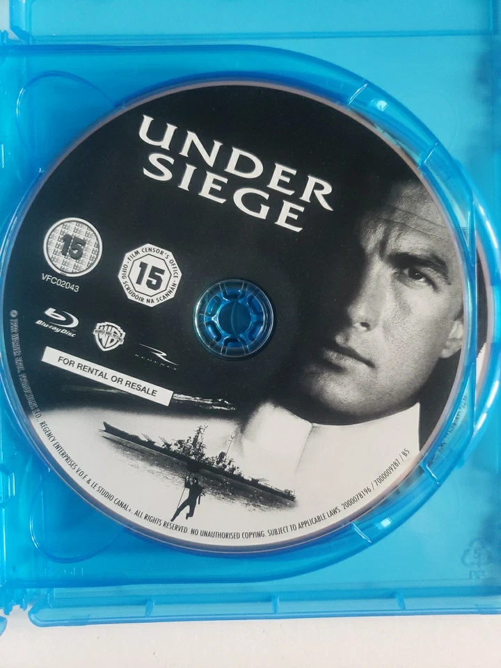 Under Siege Under Siege 2 Hard To Kill STEVEN SEAGAL Blu-Ray Set Excellent Con  - Image 2 of 4