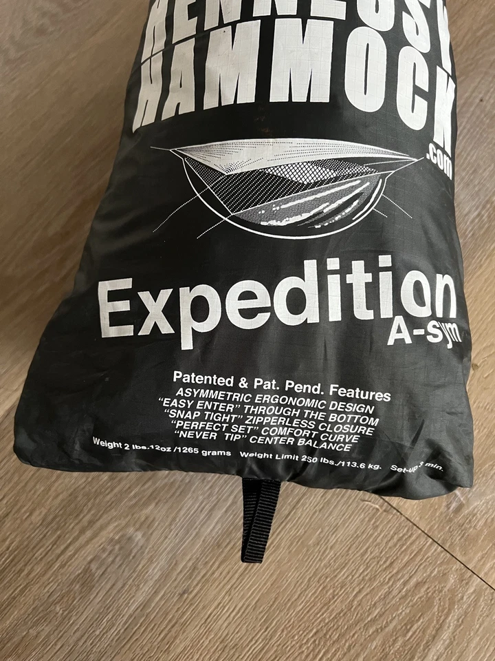 Hamaca Hennessy Expedition Asym Classic verde Foto 4 de 4