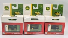 Lot Of 3 New Ertl John Deere Mini Tractor Series 1 - Combine Crop Sprayer Gator