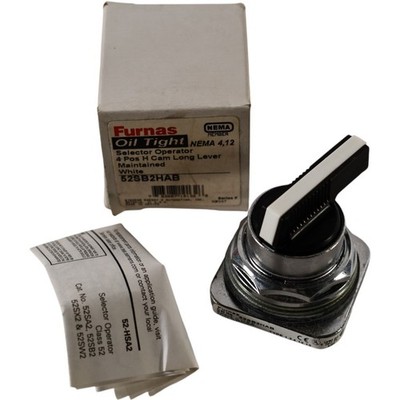 NEW Furnas 52SB2HAB Selector Switch 30mm 4-Position H-Cam 