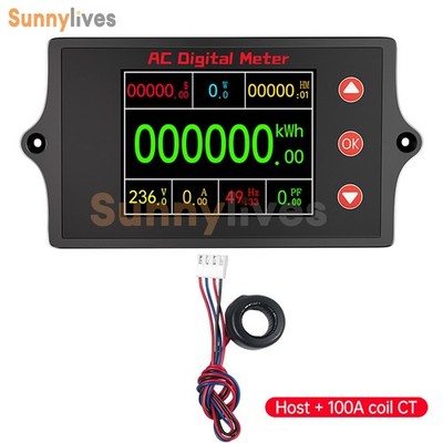 Digital Electricity Power Consumption Meter Voltage Current Power Energy Monitor