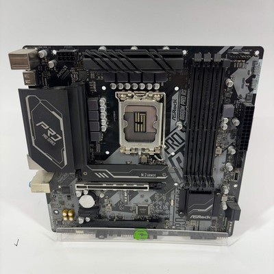 AsRock B660M Pro RS LGA 1700 microATX Gaming Motherboard Intel DDR4 Motherboard