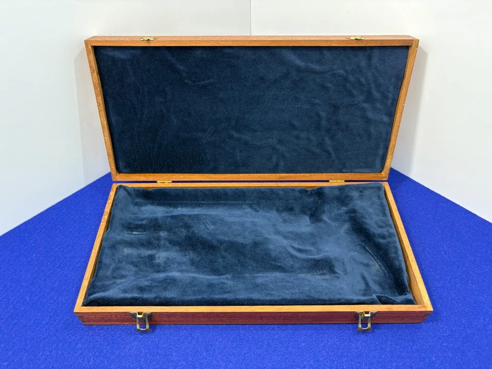 Estuche de presentación de madera dura hecho a mano vintage - se adapta al modelo Smith & Wesson 29 83/8′′ Foto 3 de 4