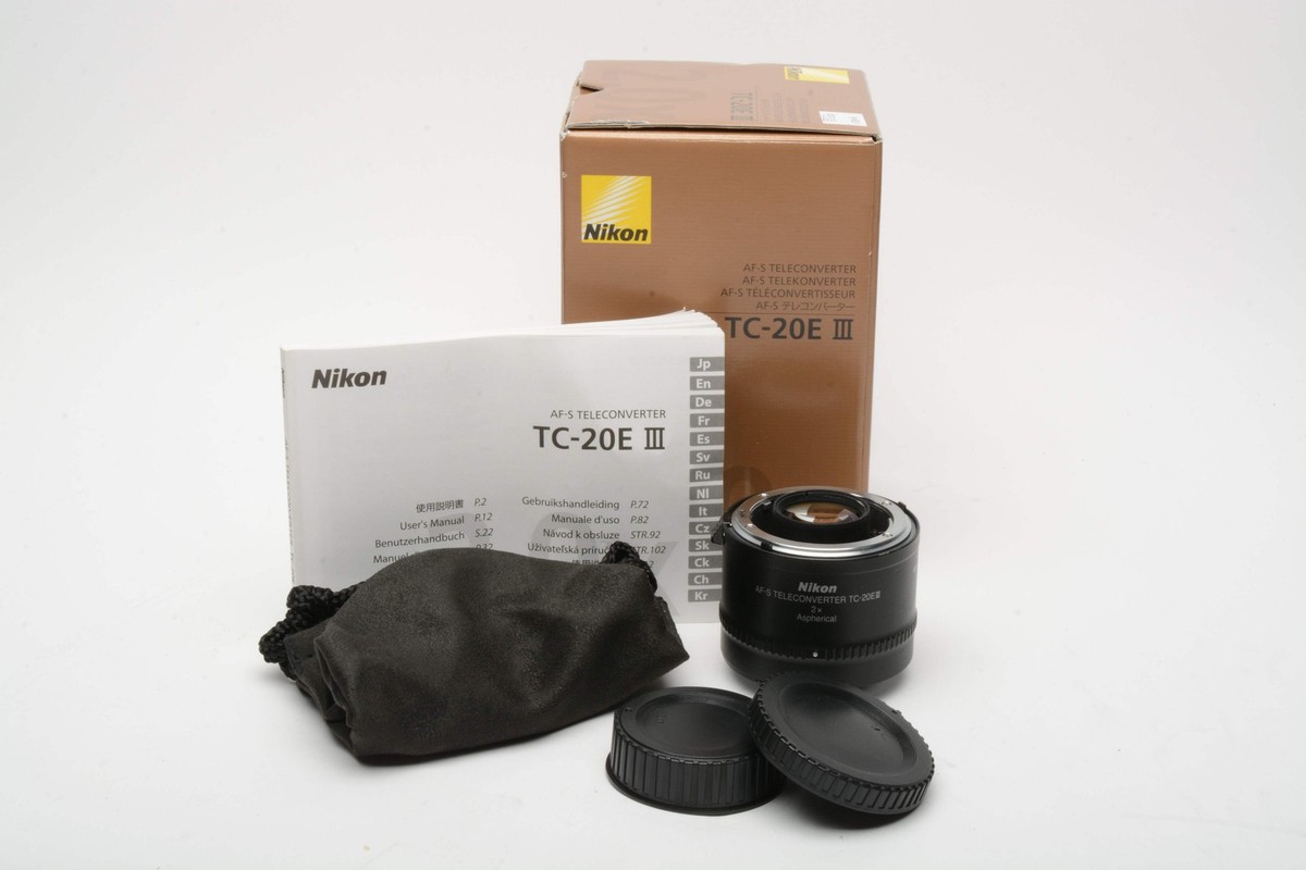 Nikon AF-S TC-20E III 2X Aspherical Teleconverter TC20EIII, boxed