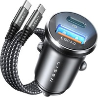 54W ZigarettenanzüNder Usb C PD&QC3.0 12V Usb Adapter Auto LadegeräT Mit