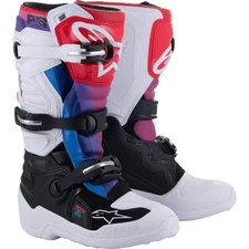 ALPINESTARS 3411-0722 2015017-289-7 Youth Tech 7S Boots white/black/rainbow -