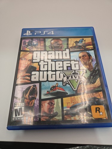 Grand Theft Auto GTA V PS4 Sony Playstation 4 CIB w/ Map Tested