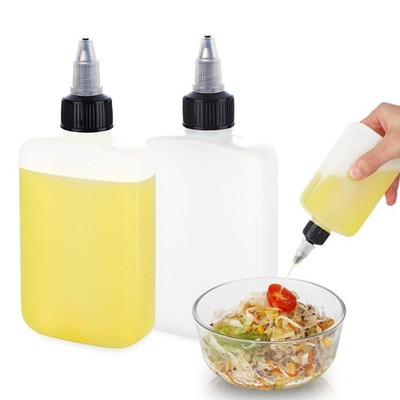 RAMFIYN 2 Pack Mini Squeeze Bottles for Liquids 2.5*0.86*5.5in, white 