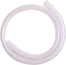Ququyi 5/16" ID X 1/2" OD Soft Braided PVC Tubing, Clear Flexible PVC Tube Vinyl