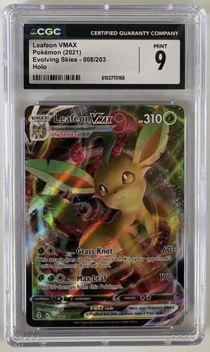 Leafeon VMAX graded CGC 9 for sale on eBay