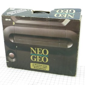 SNK Neo Geo AES Video Game Console CIB w/ HDMI Adapter