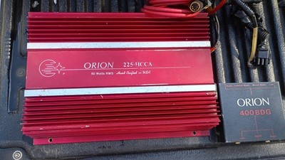 Orion amplifier hcca 225 with a  400 BDG, Amplifier Bridging Module, NOS
