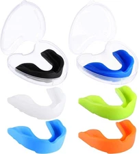 Bulk Case, Guard Mouth Mouthguard Kids Boy Pcs 6 Gir for with Sports, Youth BBTO