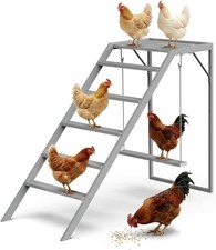 Chicken Perch for Coop Chicken Roosting Bar for Chickens in Coop Roosting Ladder
