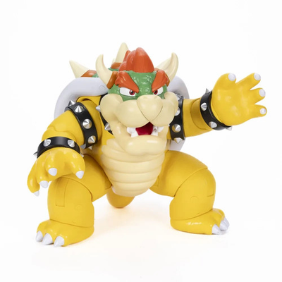 #ad Super Mario 12quot; Big Bad Bowser Figure: 15 Sounds Music 13 Points Articulation $108.00