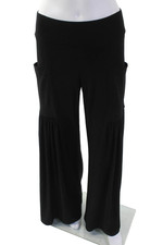Joseph Ribkoff Womens Pull On Extreme Wide Leg Pants Black Size 6