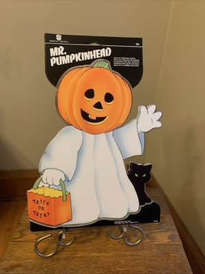 9 Vintage 1980s American Greetings Halloween Diecut Pumpkin JOL Ghost Lot Of 9