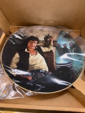 NIB Vintage 1986 Star Wars Han Solo Hamilton Collection Collector Plate