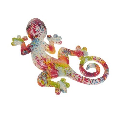 Gecko-Skulptur Leopard Accessoires Wanddekoration Für Den Außenbereich