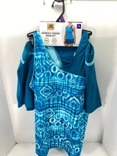 ZeroXposur 2-Piece Highline Tankini Swim Set Womens XXL Turquoise Racerback NWT