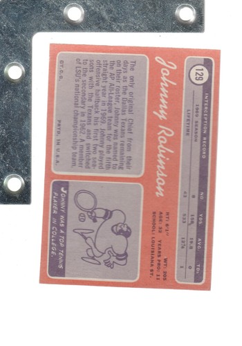 1970 Topps Football SINGLES VG/VG-EX+ SHARP/CHEAP! Pick From List Up To 30% OFF - Picture 255 of 460